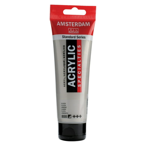 Amsterdam Standard Series Acrylic Paint, 120ml, Silver