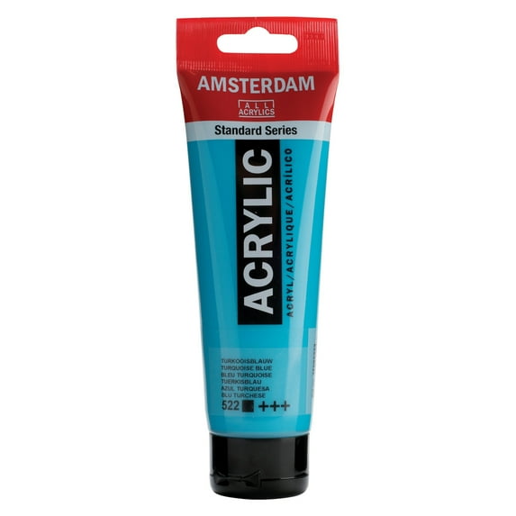 Amsterdam Standard Series Acrylic Paint, 120ml, Turquoise Blue