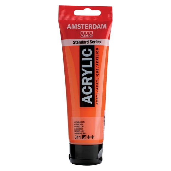 Amsterdam Standard Series Acrylic Paint, 120ml, Vermillion