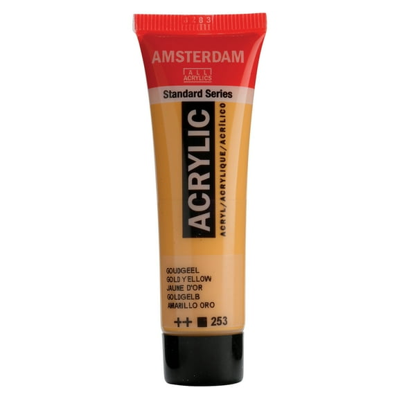 Amsterdam Standard Series Acrylic Paint, 20ml, Gold Yellow