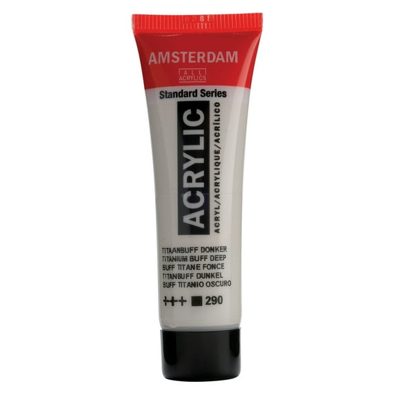 Amsterdam Standard Series Acrylic Paint, 20ml, Titanium Buff Deep