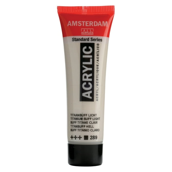 Amsterdam Standard Series Acrylic Paint, 20ml, Titanium Buff Light