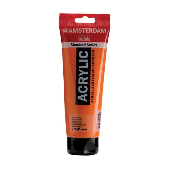 Amsterdam Standard Series Acrylic Paint, 250ml, Azo Orange