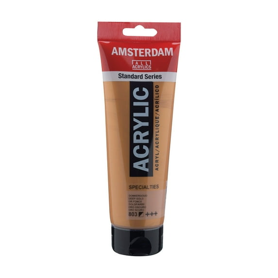 Amsterdam Standard Series Acrylic Paint, 250ml, Deep Gold