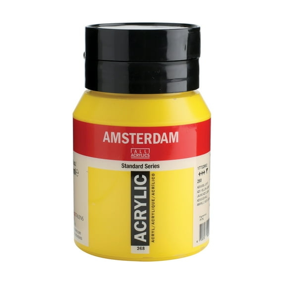 Amsterdam Standard Series Acrylic Paint, 500ml, Azo Yellow Light