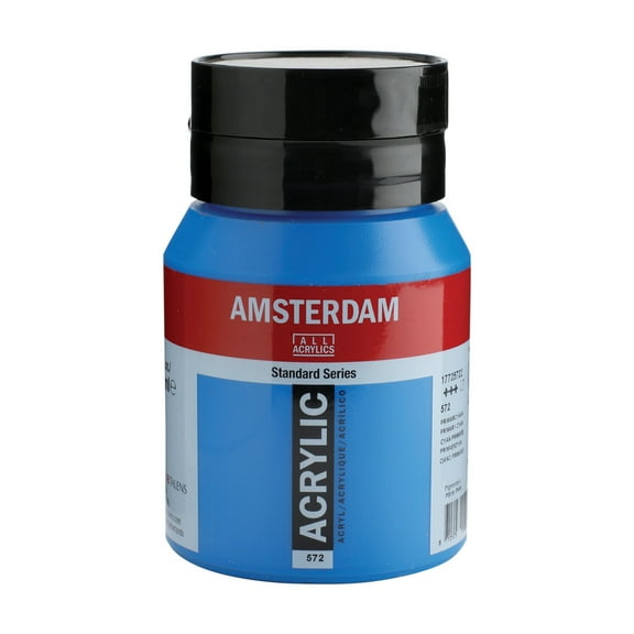 Amsterdam Standard Series Acrylic Paint, 500ml, Primary Cyan