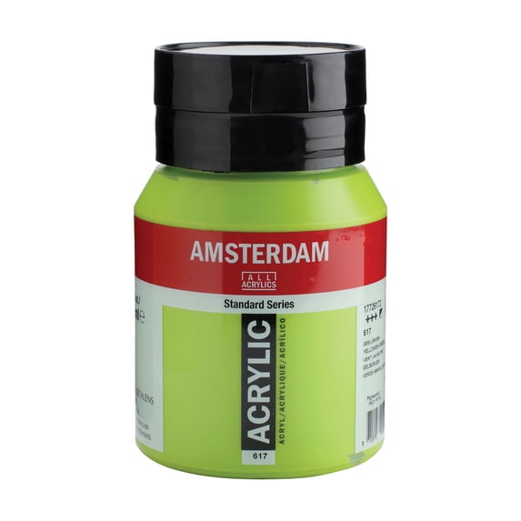 Amsterdam Standard Series Acrylic Paint, 500ml, Yellowish Green