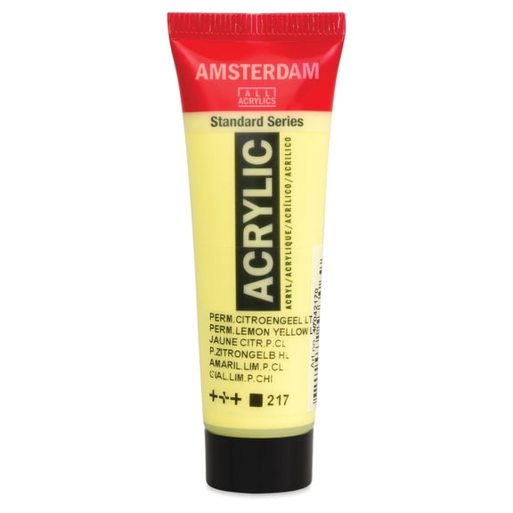 Amsterdam Standard Series Acrylic - Permanent Lemon Yellow Light, 20 ml Tube