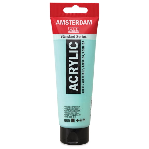Amsterdam Standard Series Acrylic - Turquoise Green Light, 120 ml tube