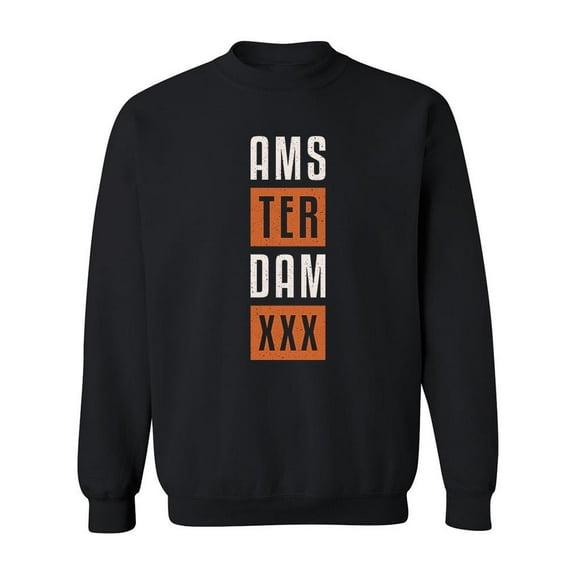 Amsterdam! Sweatshirt Men -Image by Shutterstock, Male Medium