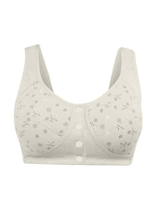 Meichang Daisy Bra for Women Comfortable Front Button Lingerie No
