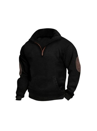 Men's Quarter-Zip Sweatshirt - Goodfellow & Co™ Black XXL