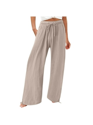 Womens Plus Size Clearance $5 Pants Women Casual High Waist Elasticity  Denim Wide Leg Palazzo Pants Jeans Trousers