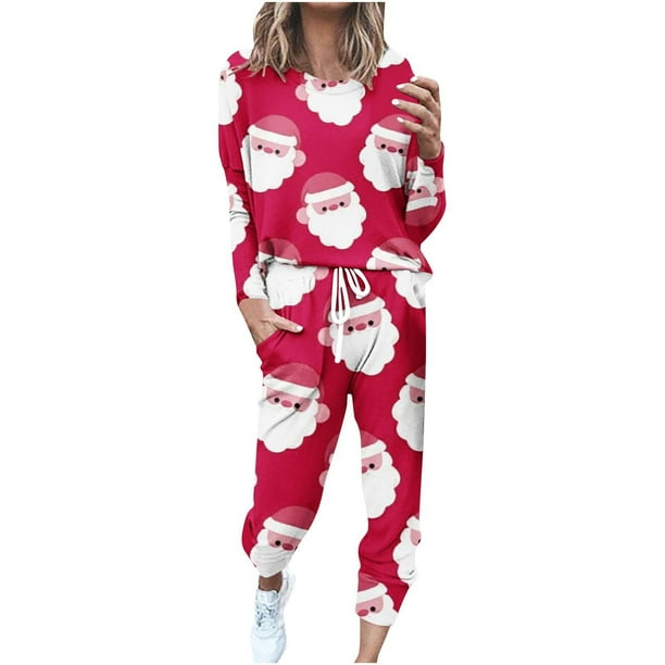 Casual Santa Claus Sequins O Neck Sweats Casual Santa Claus Sequins O Neck Sweats