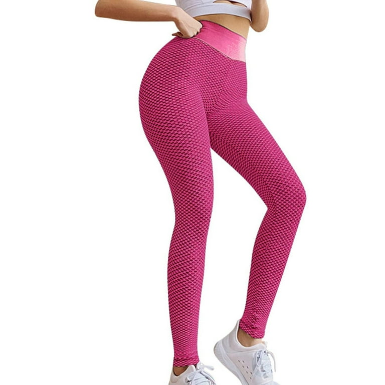 Amtdh Womens Yoga Pants for Women Sweatpants High Waist Tummy Control  Workout Pants Butt Lift Tights Workout Pants Stretch Athletic Slimming  Fitness Running Yoga Leggings for Women Pink M 