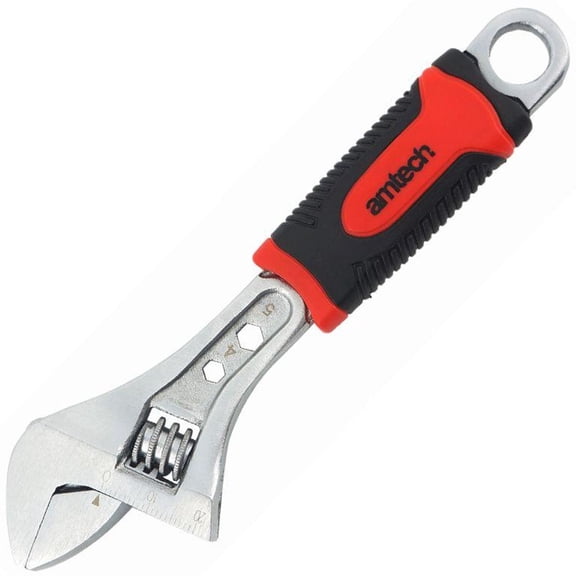 Amtech Adjustable Wrench Injected Grip 6''
