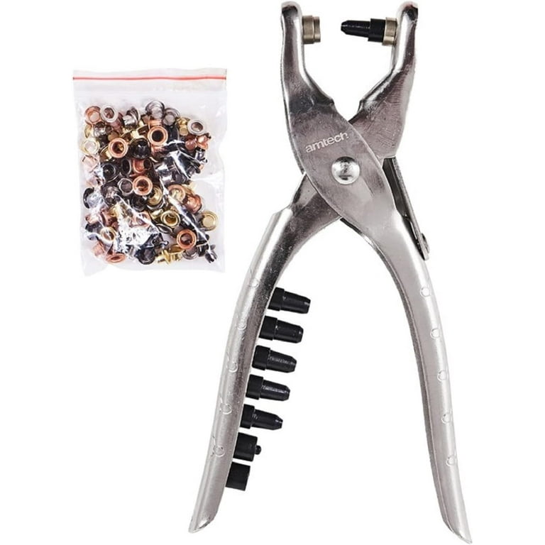 Amtech B1400 Heavy Duty Revolving Leather Hole Punch Plier Durable Kit for  Adding Hole Onto Belt Bags Purses and Textiles FREE SHIPPING USA 