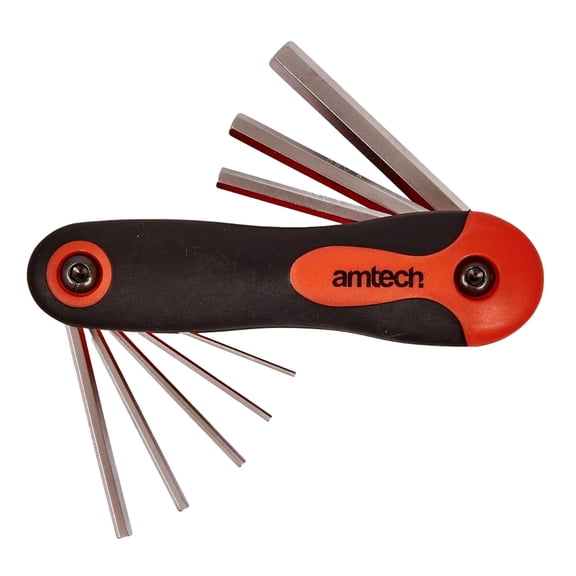 Amtech Folding Hex Key Set 8pk