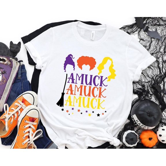 Amuck Shirt, Sanderson Sisters Shirt, 2021 Shirt, Sanderson Sisters Shirt, Party Shirt, Hocus Pocus Shirt