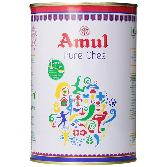 Amul Pure Ghee, 1L (905g) - SET OF 2