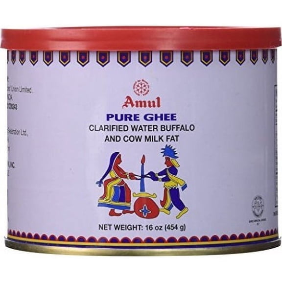 Amul Pure Ghee FDA Export Pack (16 oz)