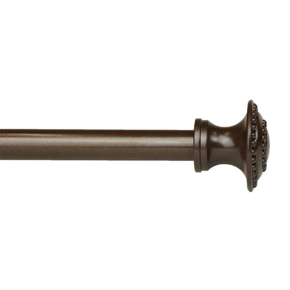Amulet 7/16 inch Cafe Rod 28-48 inch - Cocoa