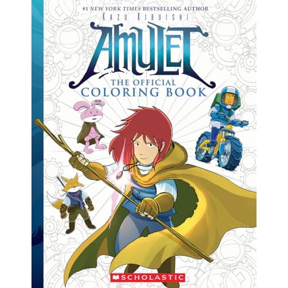 Pre-Owned Amulet: The Official Coloring Book (Paperback) by Kazu Kibuishi