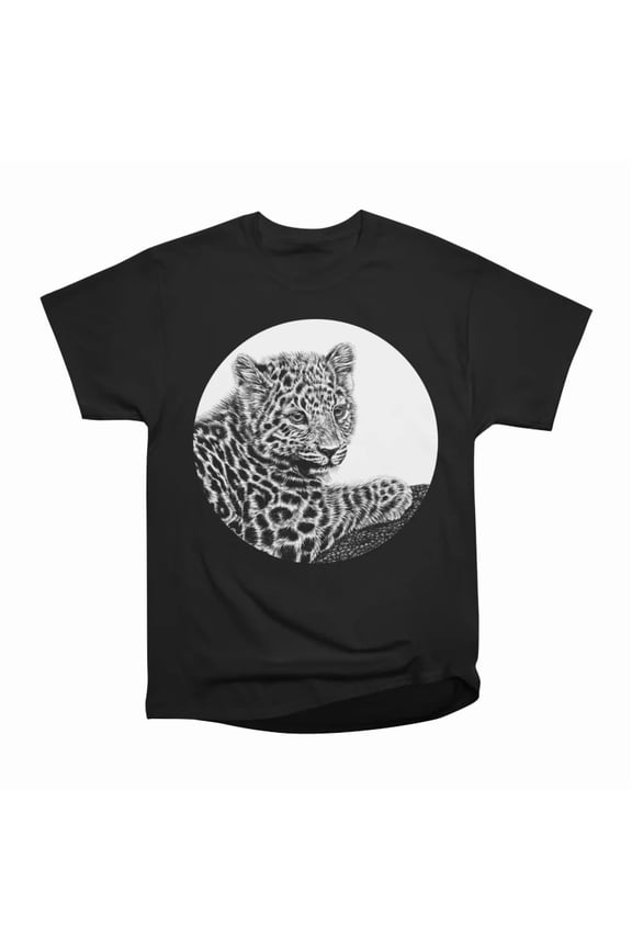 Amur leopard cub circle T-Shirt Tee Gift For Him Merch For Her Apparel For Friend