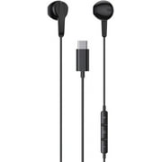 Amurx USB-C Wired Earbuds, Type C in-Ear Earphones Headphone with Mic, Built-in DAC Hi-Res Chip, Powerful Bass & Crystal Clear Audio (Black 544)