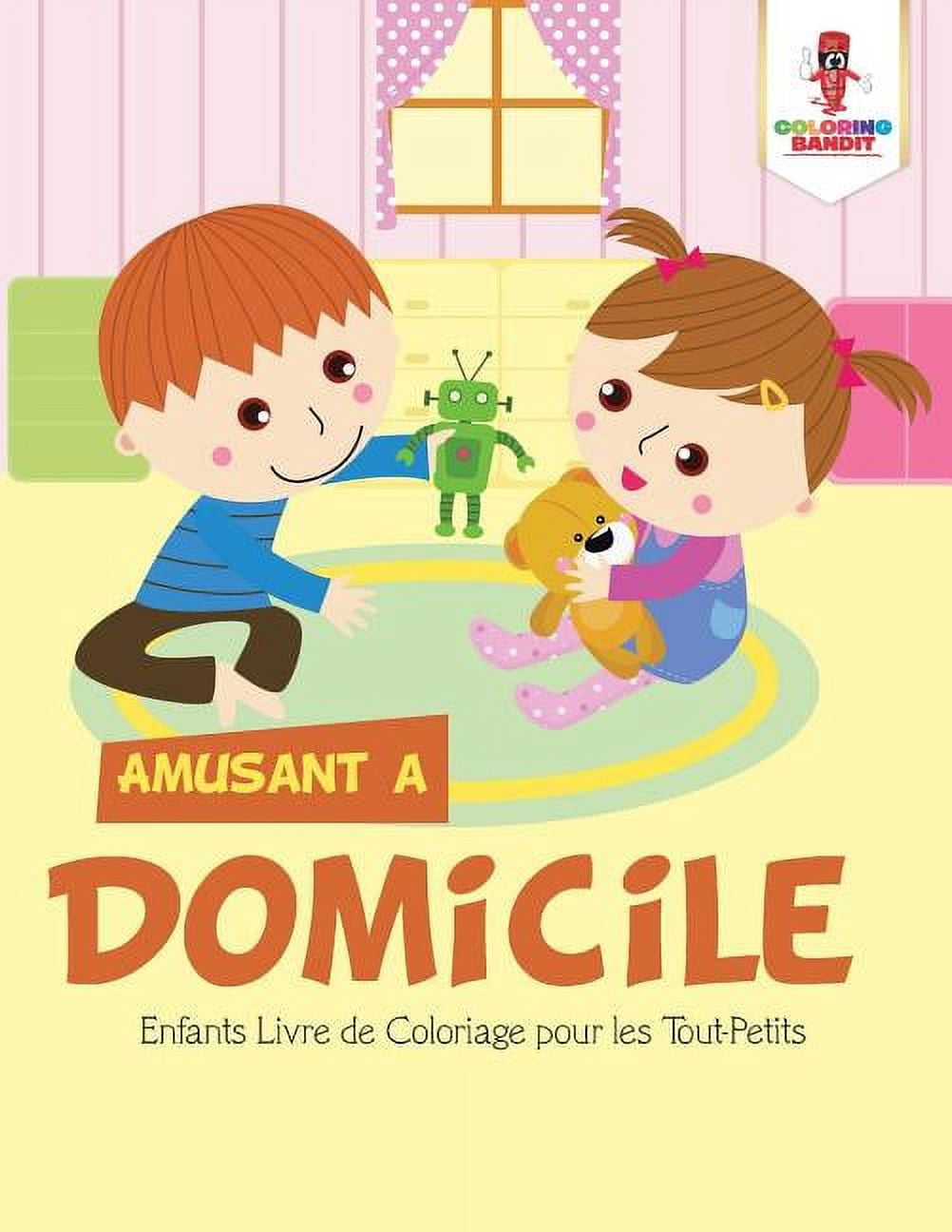 Amusant a Domicile: Enfants Livre de Coloriage pour les Tout-Petits, (Paperback)
