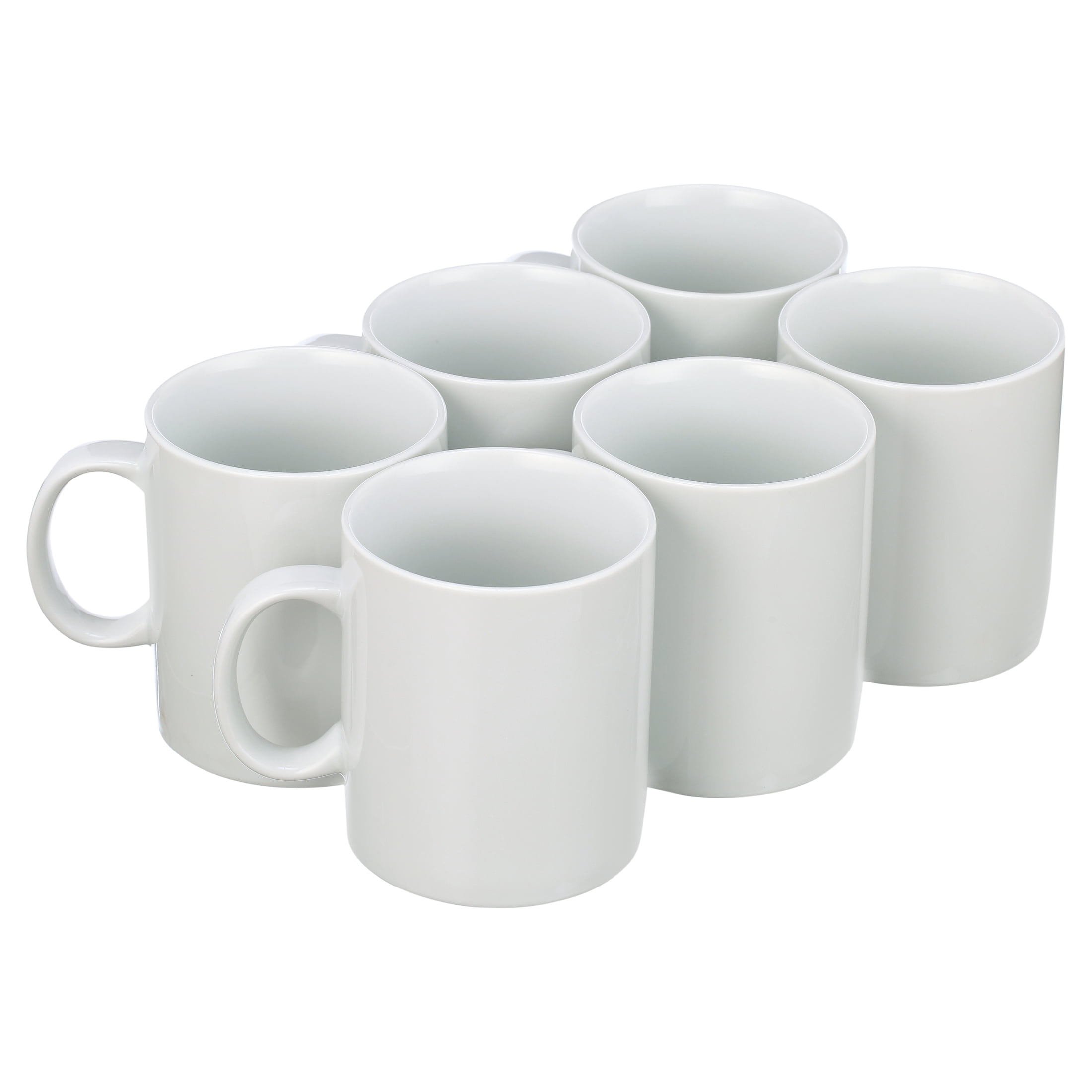 Amuse- Gourmet Professional Porcelain Mug- Set of 6- 11 oz