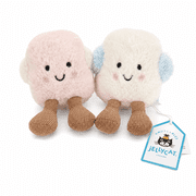 Jellycat Amuseables Toastie Pink and White Marshmallows