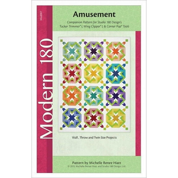 Amusement Modern Pattern 3 Sizes by Michelle R Hiatt of Studio 180 Designs