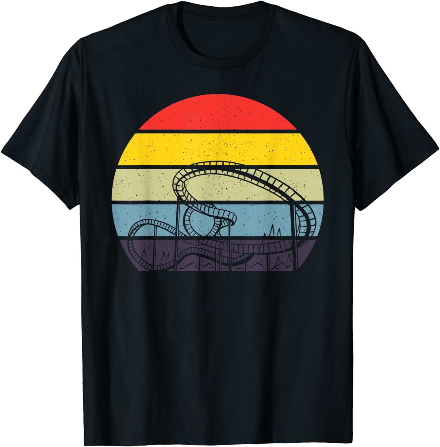 Amusement Park Coaster Lover - Funny Roller Coaster T-Shirt - Walmart.com