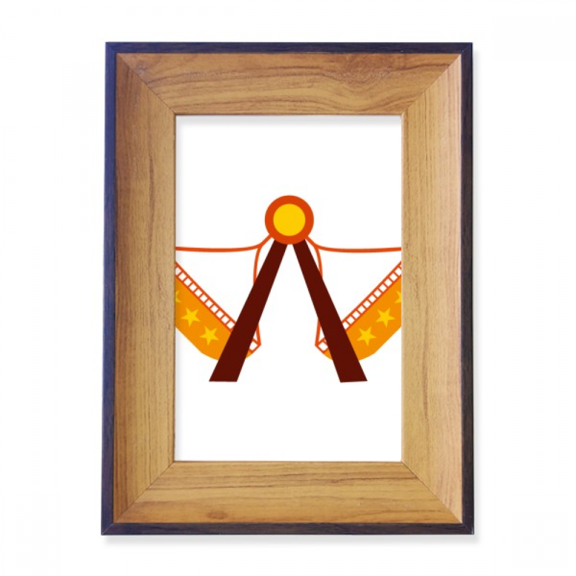 Amusement Park Color Facilities Illustration Photo Frame Exhibition Display Art Desktop Painting