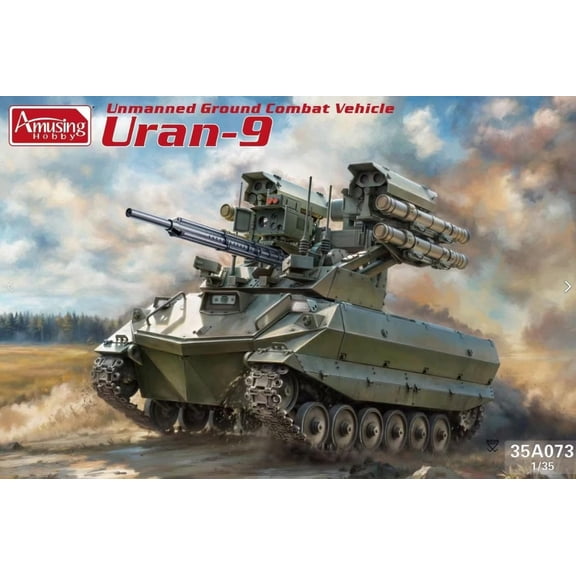 Amusing 35A073 1/35 URAN-9 Russian Unmanned Ground Combat Vehicle Reloaded Ver.