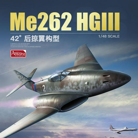 Amusing 48A003 1/48Scale Me262 HGIII Plastic Model Kit