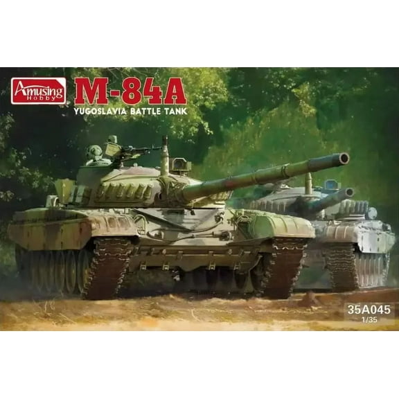Amusing Hobby 35A045 1/35 Yugoslavia M-84A Main Battle Tank Plastic Model Kit