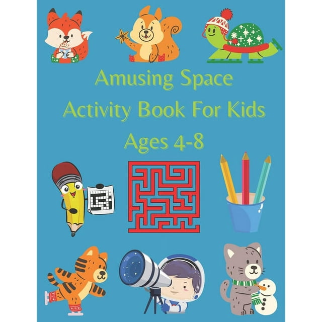 Amusing Space Activity Book For Kids Ages 4 8: All In One Sudoku