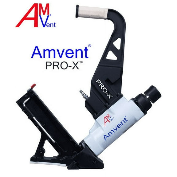 Amvent PROX, Air-Powered 15.5/16 Gauge Cleat Stapler Nail Gun, 100 PSI