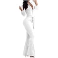 thumbnail image 1 of Xugsiok 2 Piece Sets for Women Casual Pullover Sweatshirt Long Sleeve Lapel Tops and Drawstring Pants Cargo Pockets Sweatsuit Sets Workout Suits Two Piece Sets for Vacation Beach Walking, 1 of 8