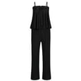 thumbnail image 1 of Amvlyk 2 Piece Sets for Women Summer Sleeveless Cami Tops and Wide Leg Pants Tracksuit Sets Casual Jogger Workout Outfits Fashion Two Piece Lounge Sets for Vacation Running Travel Outfits, 1 of 8