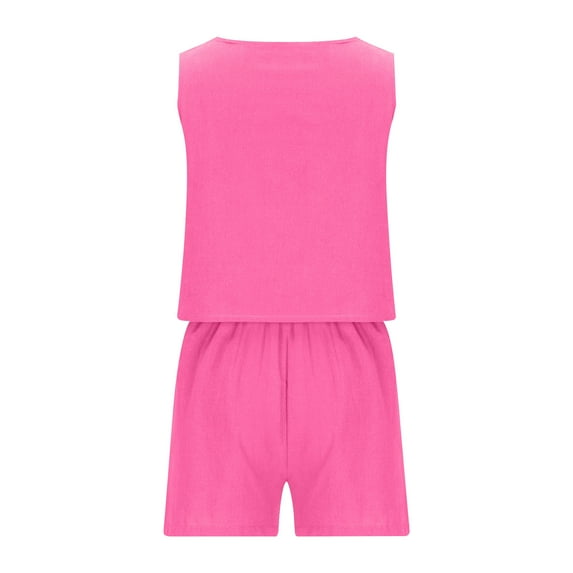 Amvlyk 2 Piece Sets for Women Summer Sleeveless Fashion Tops Sweatsuit Shorts with Pocket Jogger Tracksuit Sets Casual Workout Outfits Fashion Two Piece Lounge Sets for Vacation Beach Travel Outfits