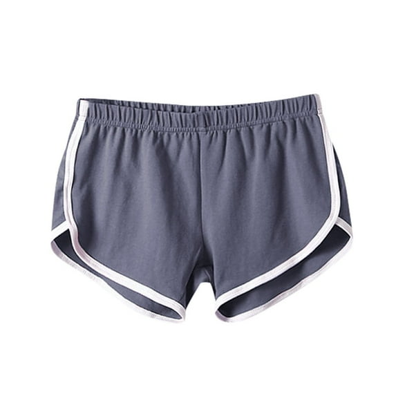 Amvlyk Athletic Shorts for Women Solid Color Elastic Waist Dolphin Shorts Soft Comfy Running Shorts Casual Lounge Shorts Breathable Workout Shorts Active Yoga Shorts for Summer Running Workout Track