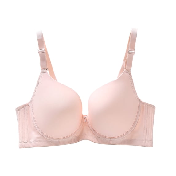 Amvlyk Bras for Women No Underwire Seamless Soft Full Coverage Bra with Adjustable Straps Lifting Push Up Bras Supportive Comfort Breathable Everyday Bras for Running Daily Yoga Lounging