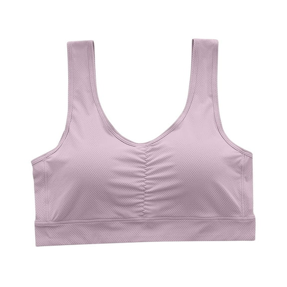 Amvlyk Bras for Women No Underwire Seamless Soft Full Coverage Bra Wide Shoulder Straps Lifting Push Up Bras Supportive Comfort Breathable Everyday Bras for Running Daily Yoga Lounging