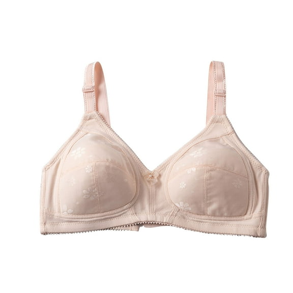 Amvlyk Bras for Women No Wireless Seamless Soft Full Coverage Bra with Adjustable Straps Lifting Push Up Bras Supportive Comfort Breathable Everyday Bras for Running Daily Yoga Lounging