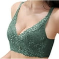 thumbnail image 1 of Amvlyk Bras for Women Wireless Push Up Bra Soft Breathable Seamless Comfortable Back Buckle Adaptive Straps Everyday Bra for Walking Activewear Sleep, 1 of 7