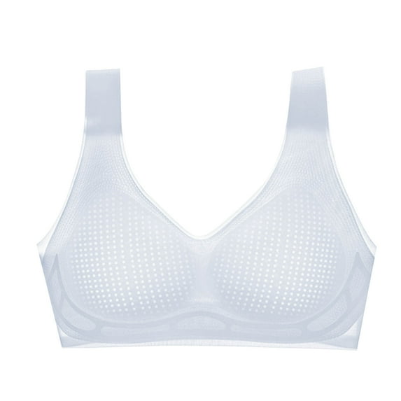 Amvlyk Bras for Women Wireless Push Up Bra Soft Breathable Solid Color Seamless Comfortable Everyday Bra for Workout Walking Activewear Sleep