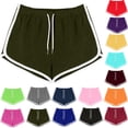 thumbnail image 1 of Xugsiok Dolphin Shorts for Women Summer Booty Athletic Gym Sports Shorts for Yoga Running Soft Comfy Plus Size Workout Shorts Breathable Elastic Drawstring Shorts, 1 of 7